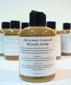 liquid african black soap